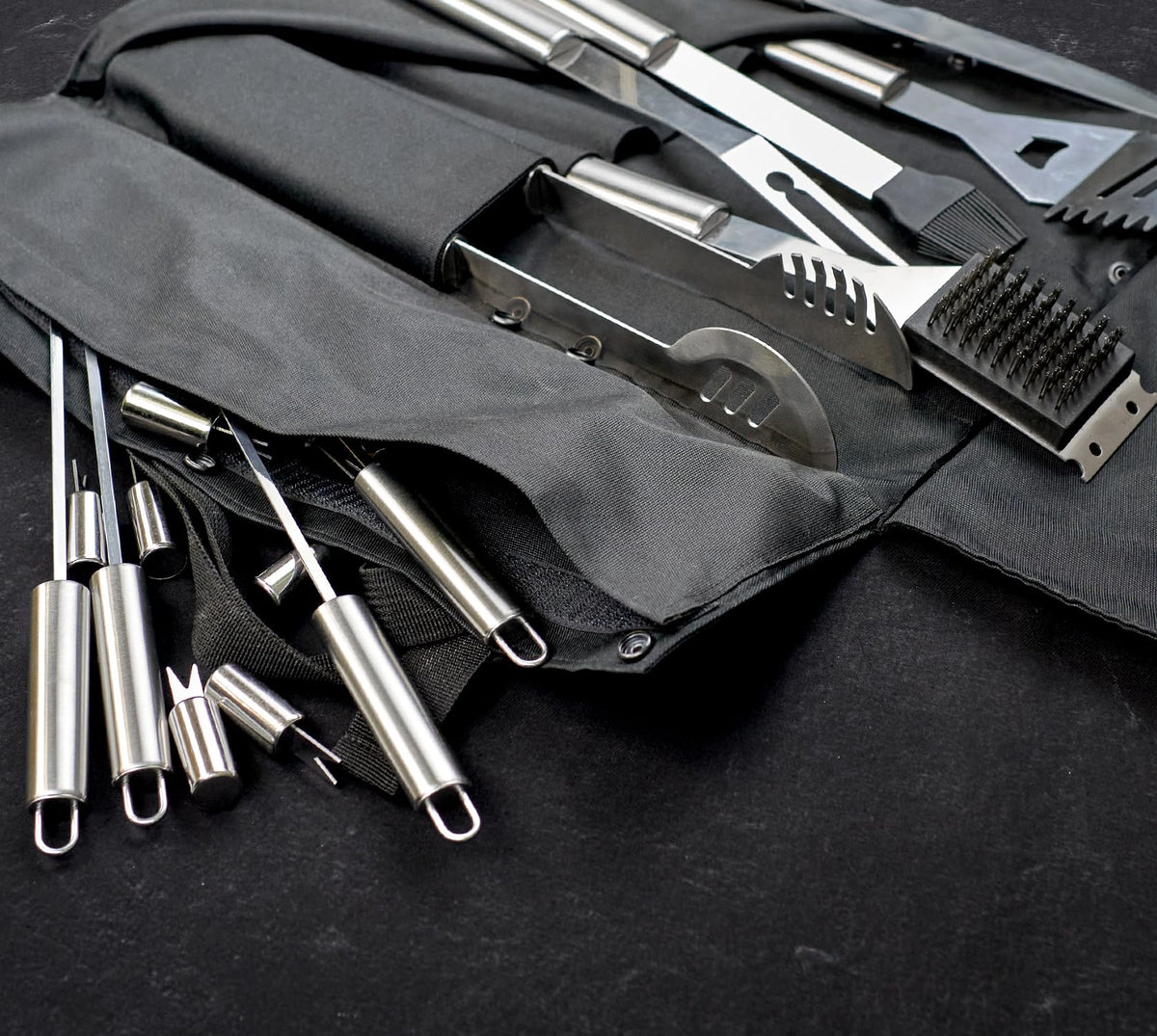 Grill Accessories for Outdoor Grilling - Outdoor Grill Accessories for Barbeque - Premium Grill Tool Sets Grilling Utensils Set - Griddle Accessories Kit - BBQ Gear