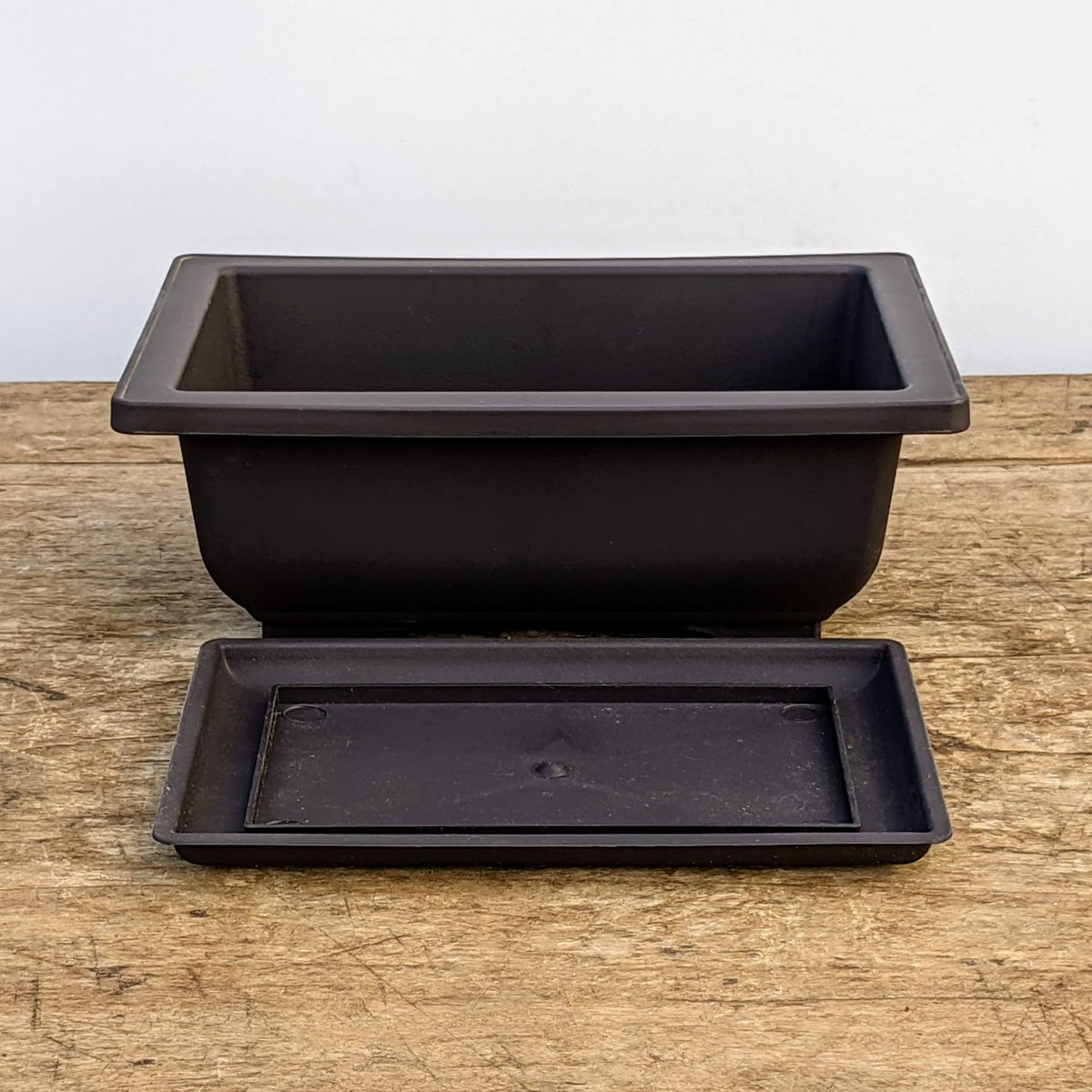 Tinyroots Bonsai Pots with Humidity Trays - Training Planters, Built in Mesh, 6-inch and 8-inch