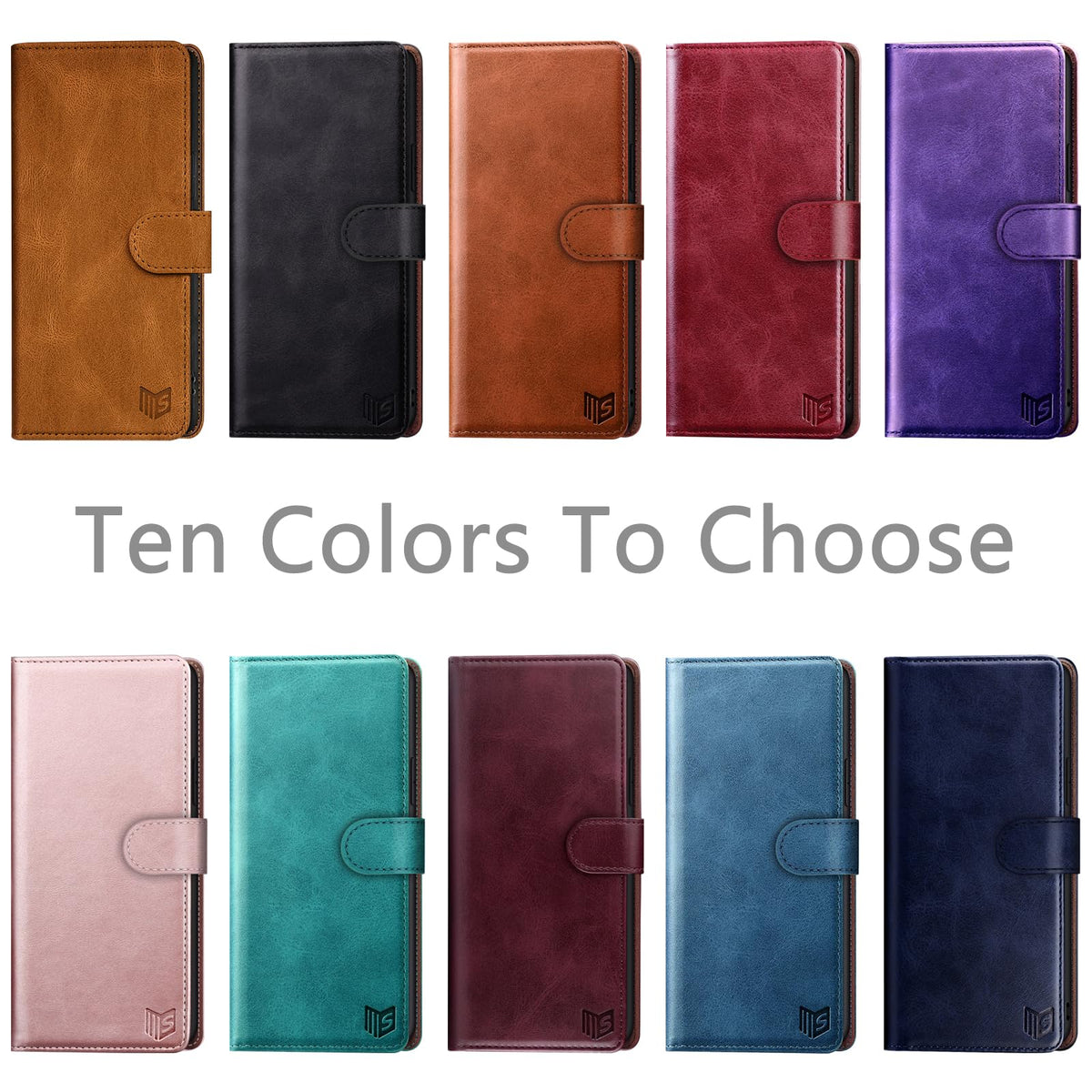 SUANPOT Compatible with Samsung Galaxy S25 Ultra Wallet case with RFID Blocking Credit Card Holder,Flip Book PU Leather Protective Cover Women Men for Samsung S25 Ultra Phone case Light Brown