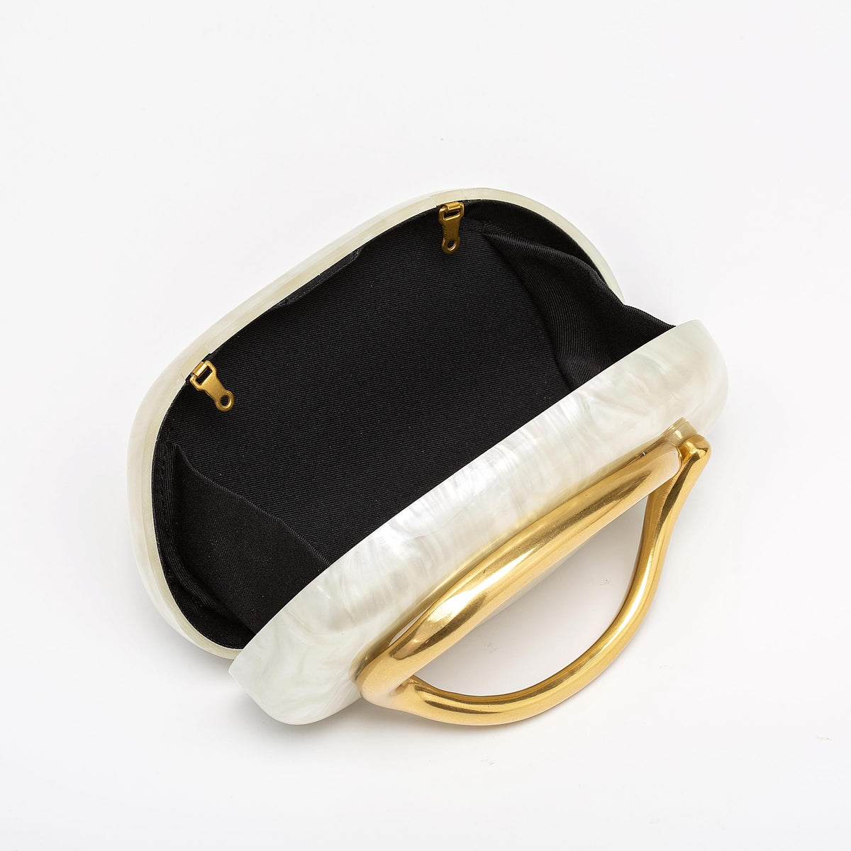 dassymia Clutch Purses for Women Acrylic Evening Handbags for Wedding Party Crossbody Shoulder Bag Trendy, Acrylic Pearl white
