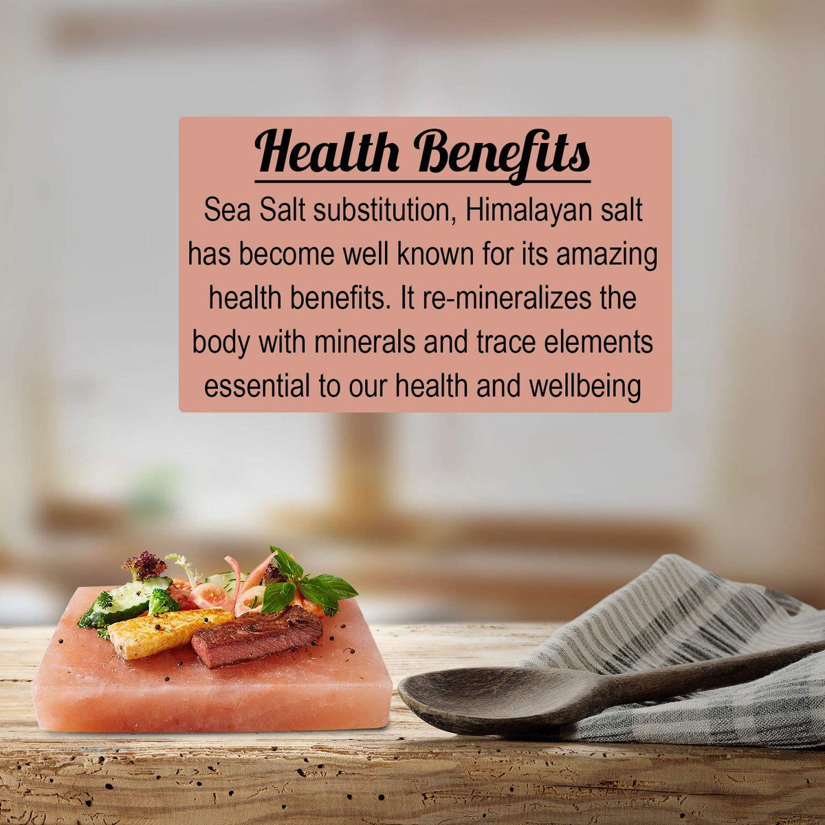 Himalayan Chef Natural Rock Salt Cooking Plate, 1 Count