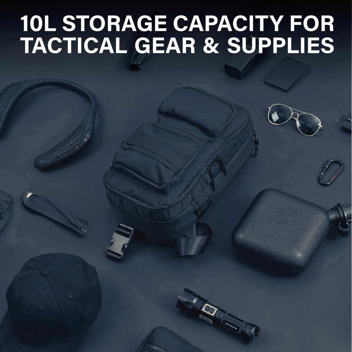 Rothco Tactical Traveler Crossbody Bag – Rugged Outdoor Travel Backpack for EDC Gear