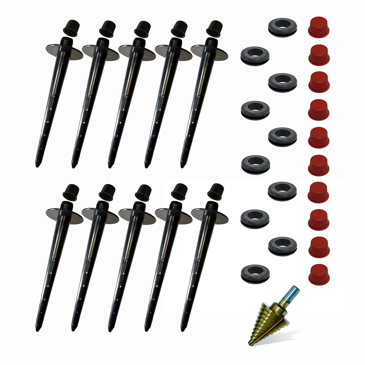 Tree I-V 10-pk DIY Root Feeder Kit w/Drill Bit & Plugs | Your Bucket