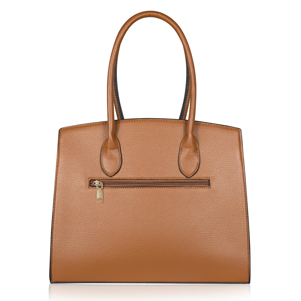 Designer Classic Top Handbags For women, Shoulder Purses For Ladies, Adjustable Strap Work Satchel with Wallet, BROWN