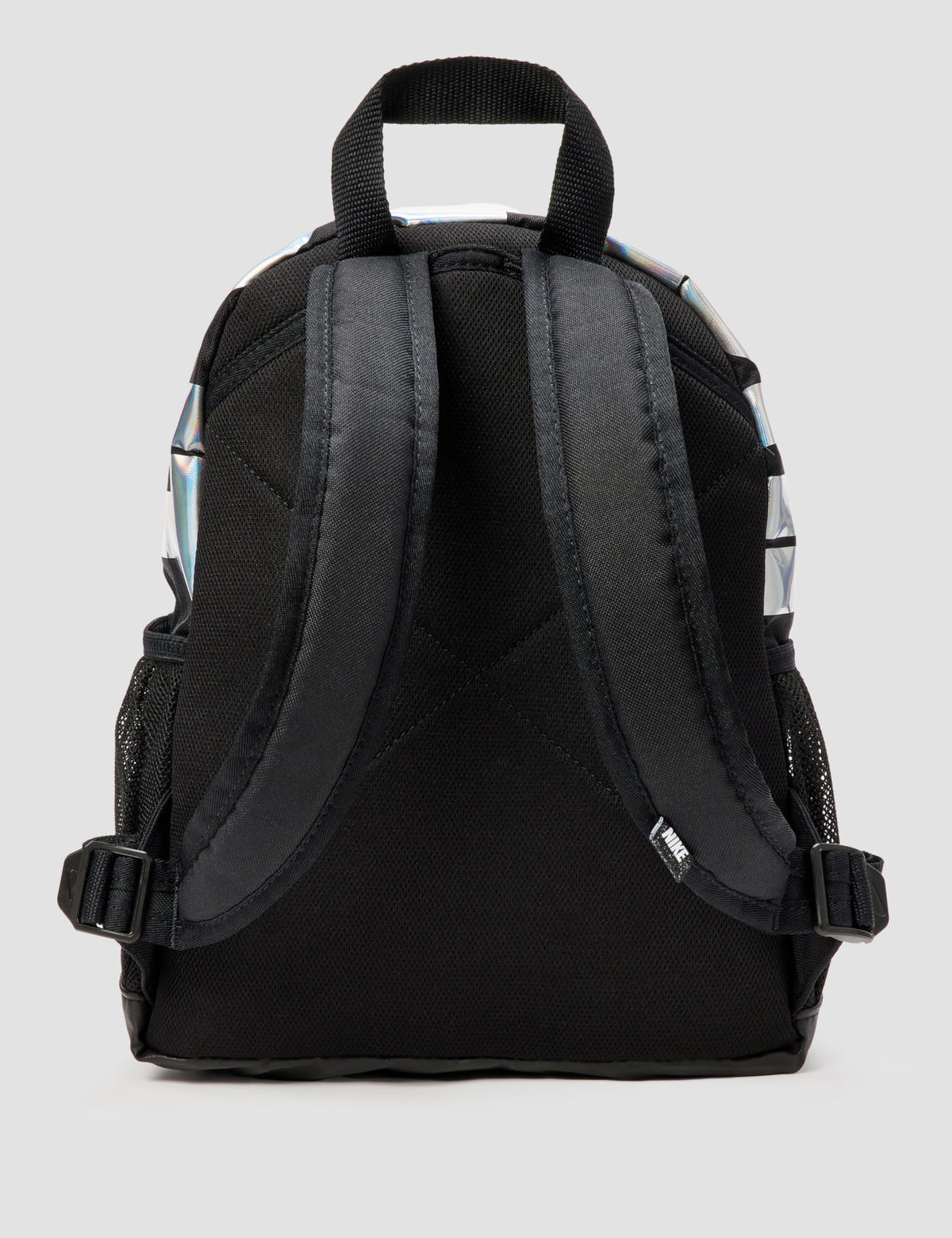 Nike Kid's Brasilia JDI Mini Backpack (11L), Black/Black/Holo, MISC