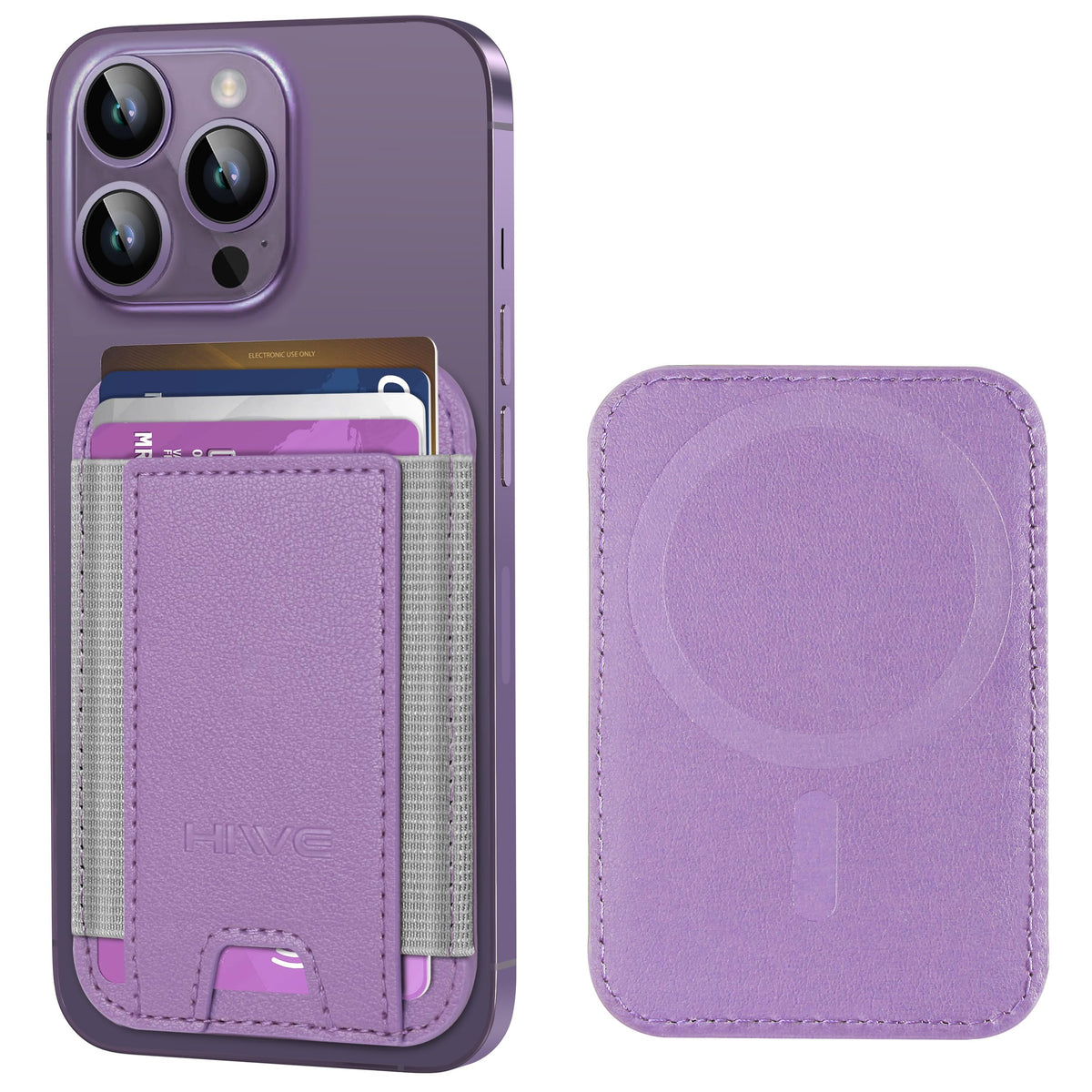 HiWe for MagSafe Wallet: 7-Card Holder, RFID Blocking, Strong Magnet for iPhone 12-17 Series, Slim, 1 Slot