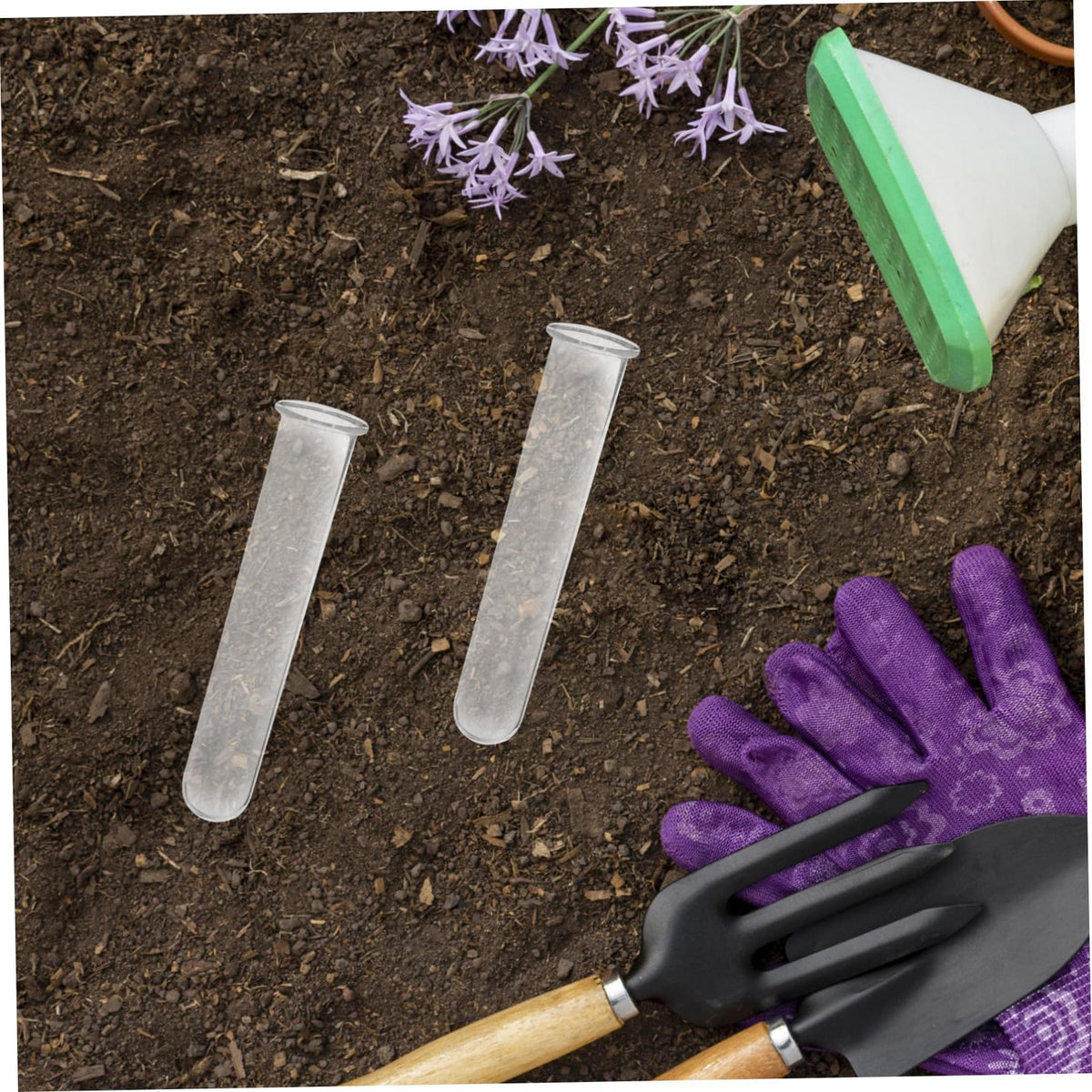 Kisangel 4pcs Glass Hydroponic Test Tube Vases for Indoor Plants Elegant Propagation Station for Home and Office Decor Small Terrarium Flower Holders for Fresh Greenery Display