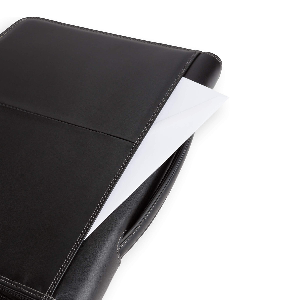 Wenger Concept Zippered Padfolio, Padded Document Organizer, Black