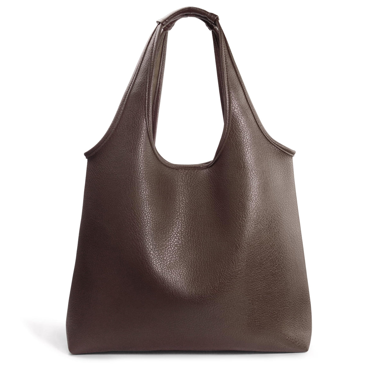 Women's Hobo Bag Soft Vegan Leather Tote Oversized Slouchy Handbag for Shopping,Weekender,Work (Coffee)
