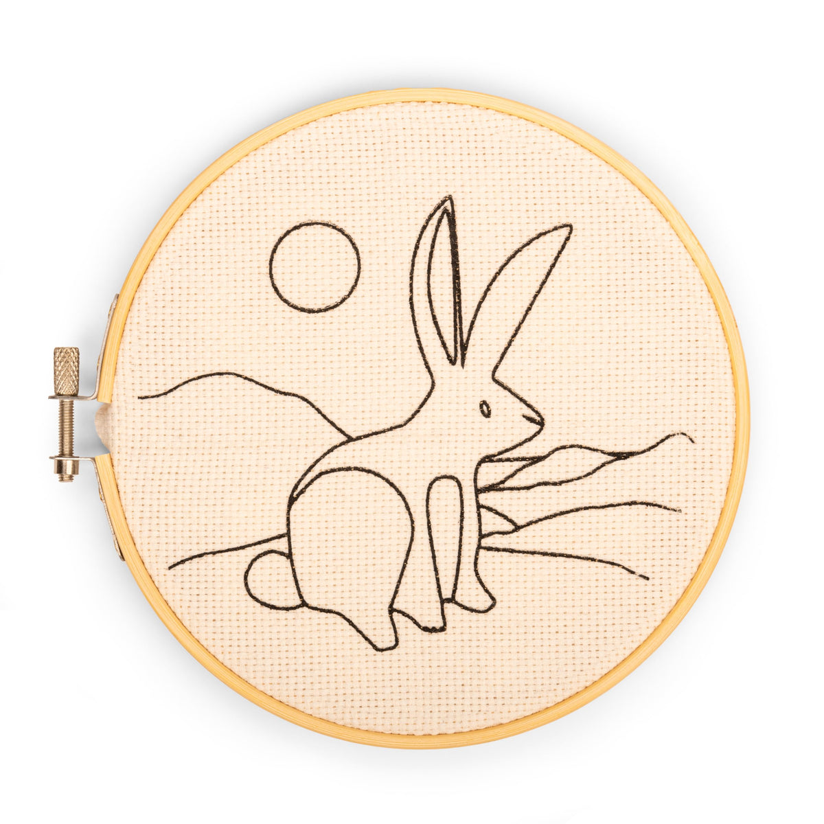 Kikkerland Punch Needle - Hare - Includes Everything Needed