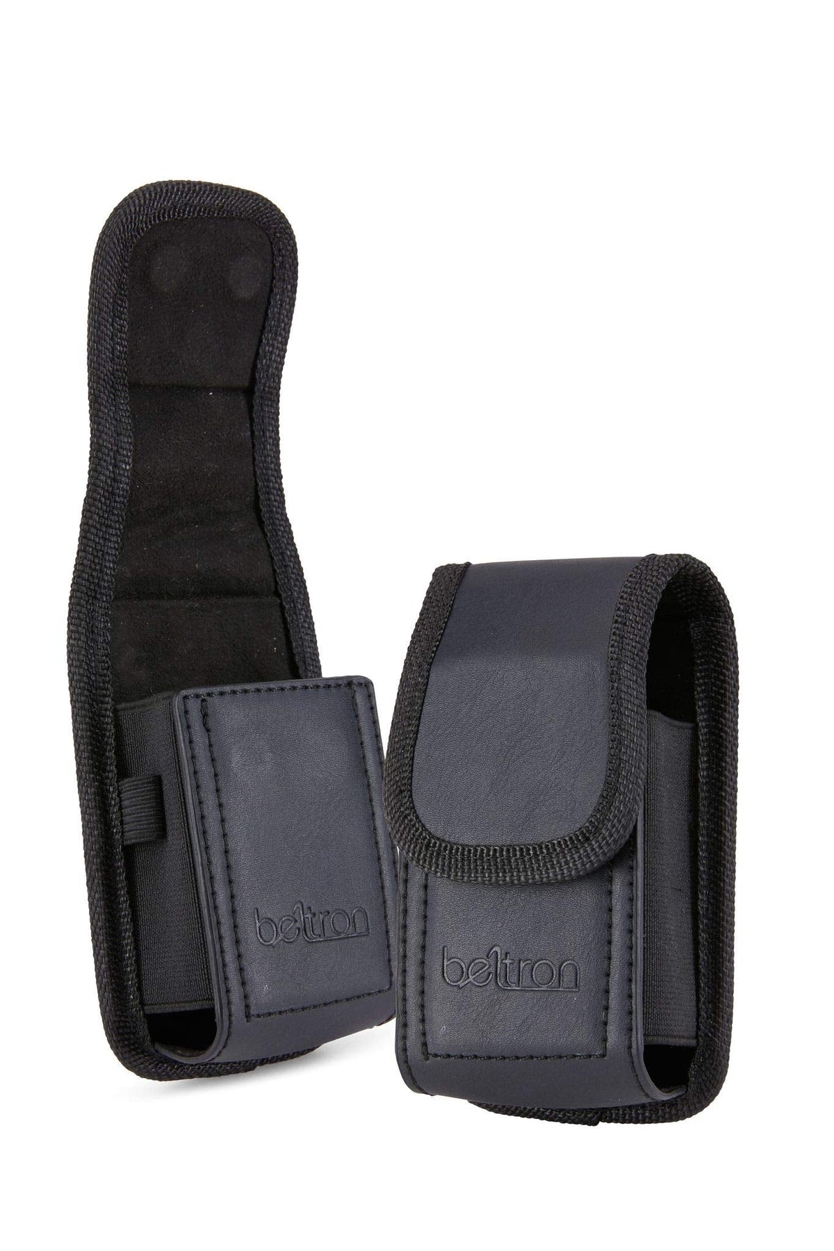 Universal Flip Phone Case, BELTRON Leather Vertical Pouch for TCL Flip Pro, Flip 3, Alcatel Go Flip 4, Go Flip V, Cingular Flip 2, Nokia 2720V & More (Belt Loop, Metal Belt Clip & Dual Magnet Closure)