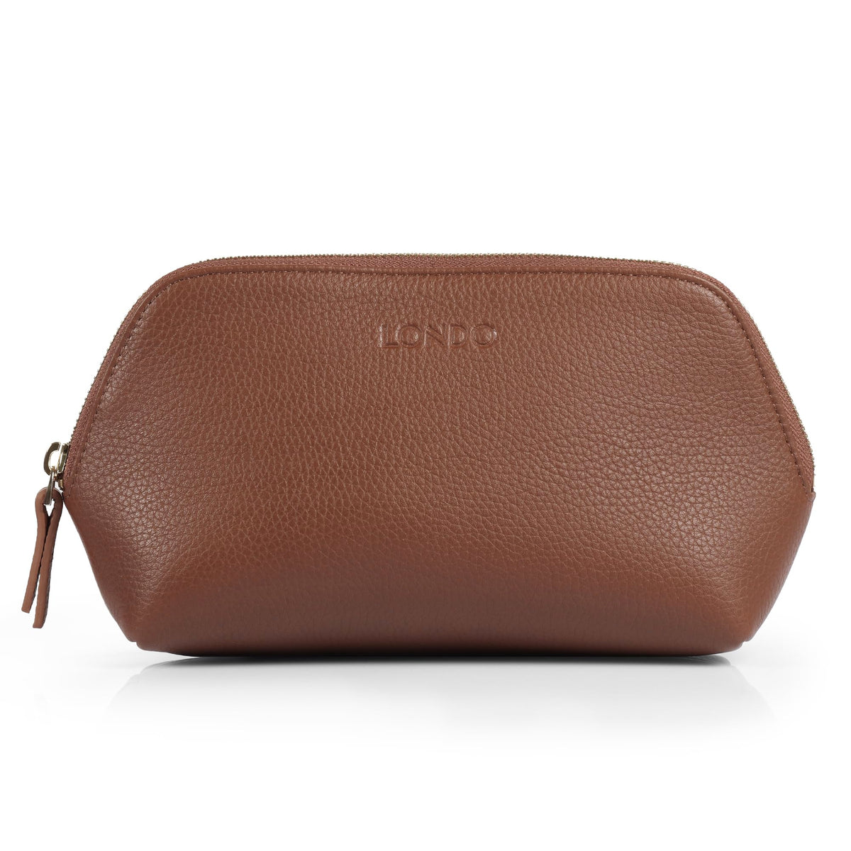 Londo Genuine Leather Makeup Bag Cosmetic Pouch Travel Organizer Toiletry Clutch