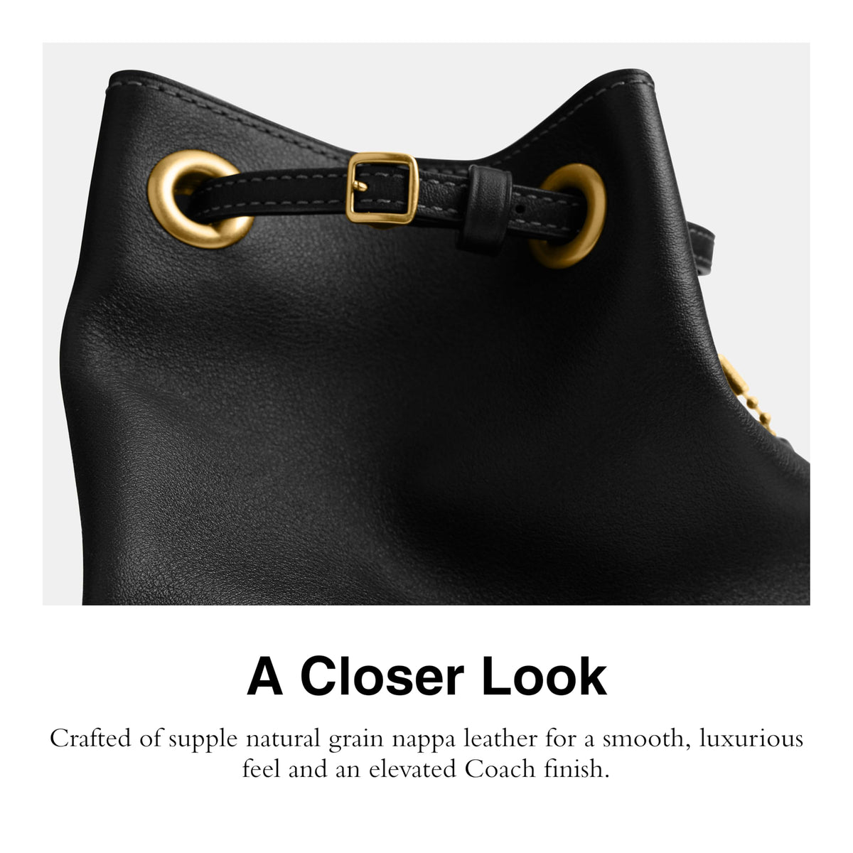 Coach Jade Drawstring Bag