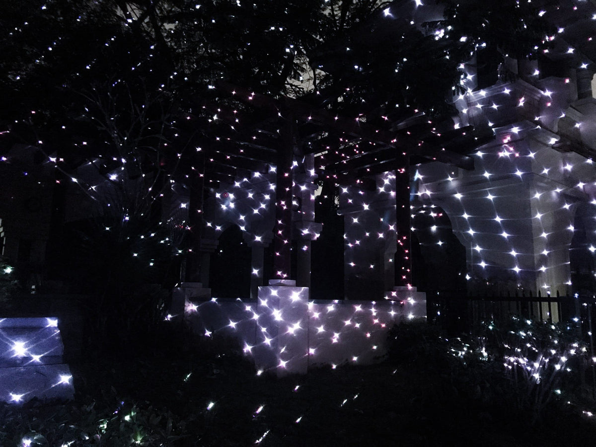 Ledmall Full Spectrum Motion Star Effects 7 Color with White Laser Christmas Lights Projector Outdoor