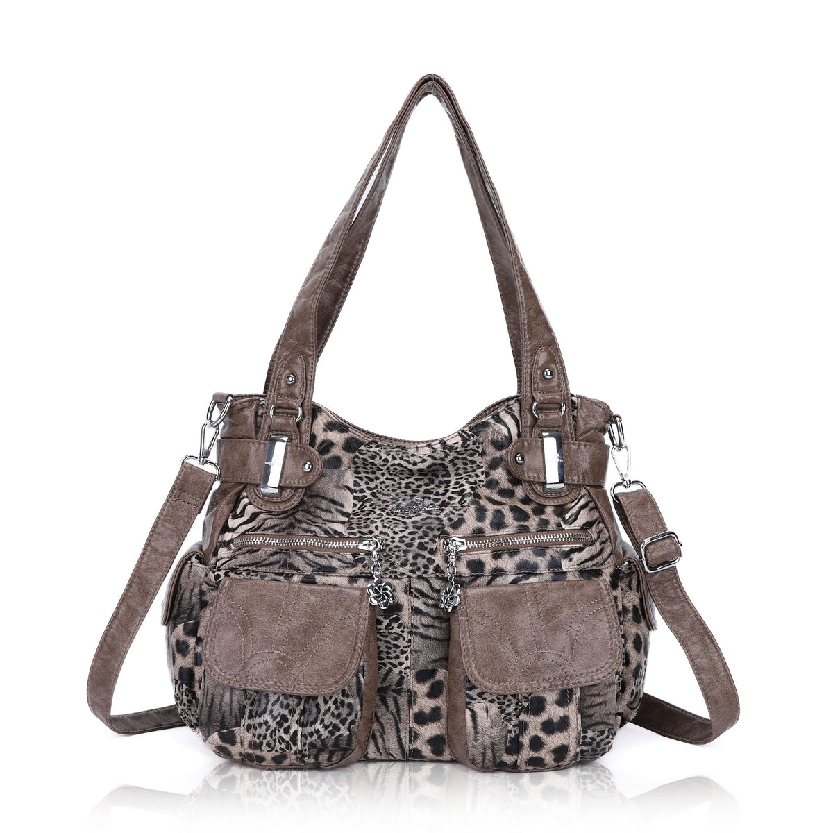 Purses and Handbags Women Tote Shoulder Top Handle Satchel Hobo Bags Fashion Washed Leather Purse