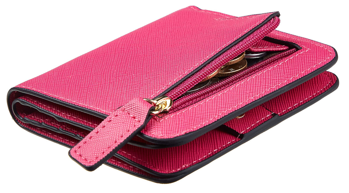 Toughergun Wallet Women Rfid Blocking Small Compact Bifold Luxury Leather Pocket Wallet Ladies Mini Purse with ID Window