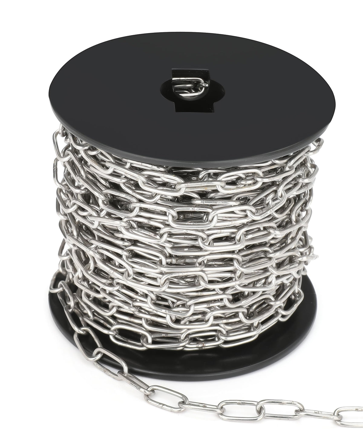 50ft Hanging Chain,304 Stainless Steel Chain, 1/16" Jack Chain, Metal Chains are Customizable for Hanging Bird Feeders/Dog Leashes/Signs & DIY Projects(1.5mm with Spool)
