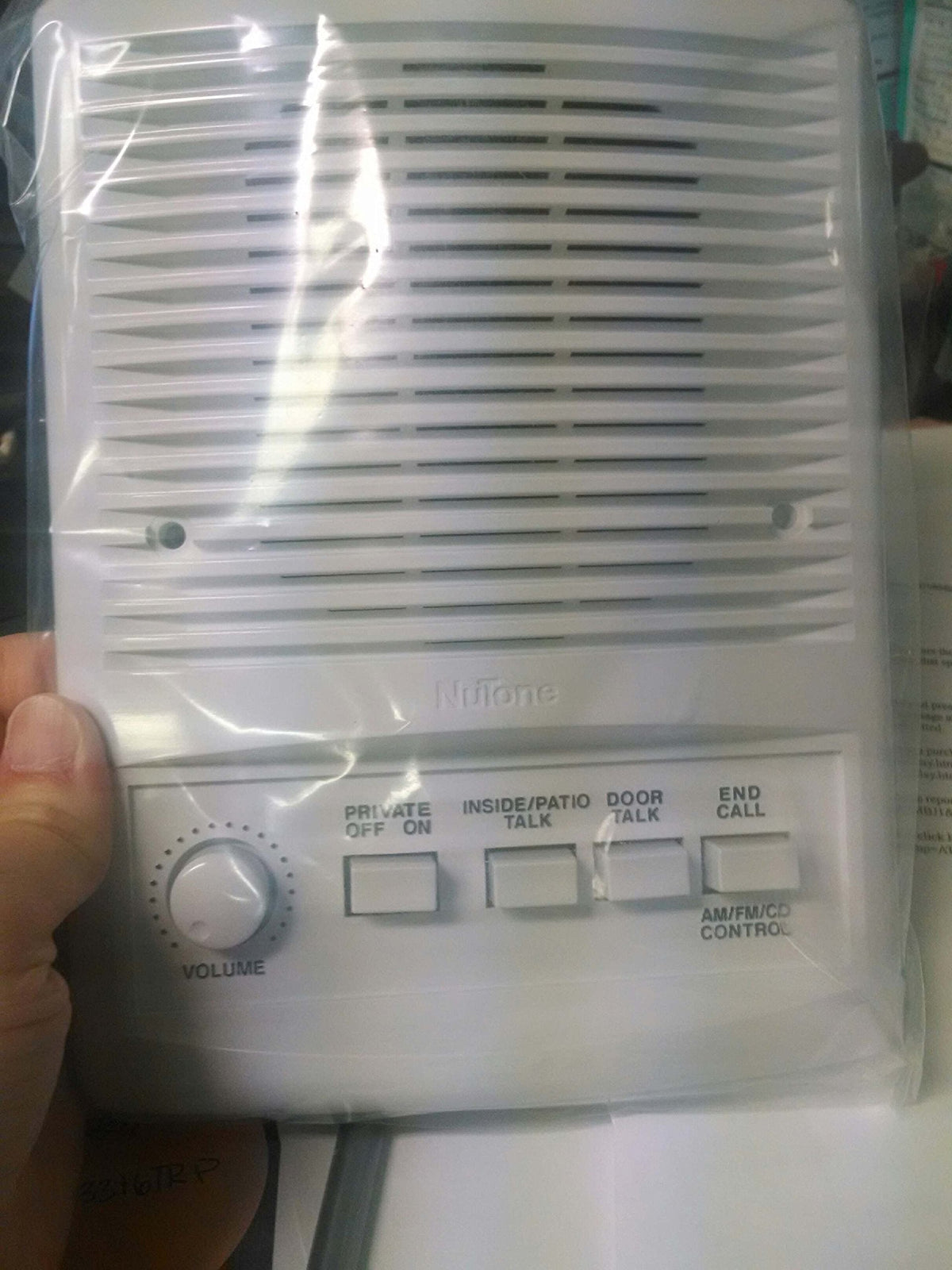 Nutone ISA-445WH Indoor Intercom Speaker for IMA-4406 and IM-4406 - White