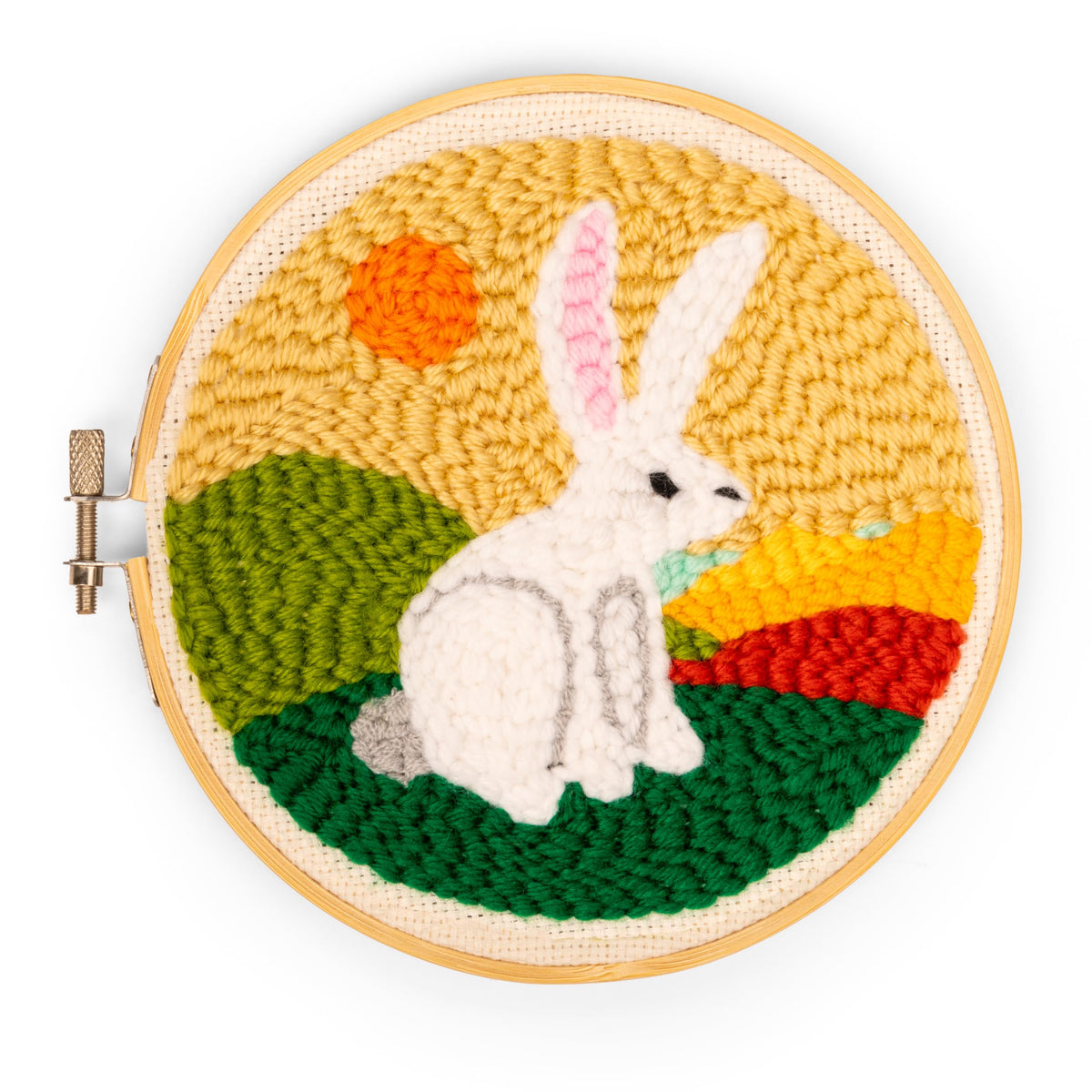 Kikkerland Punch Needle - Hare - Includes Everything Needed