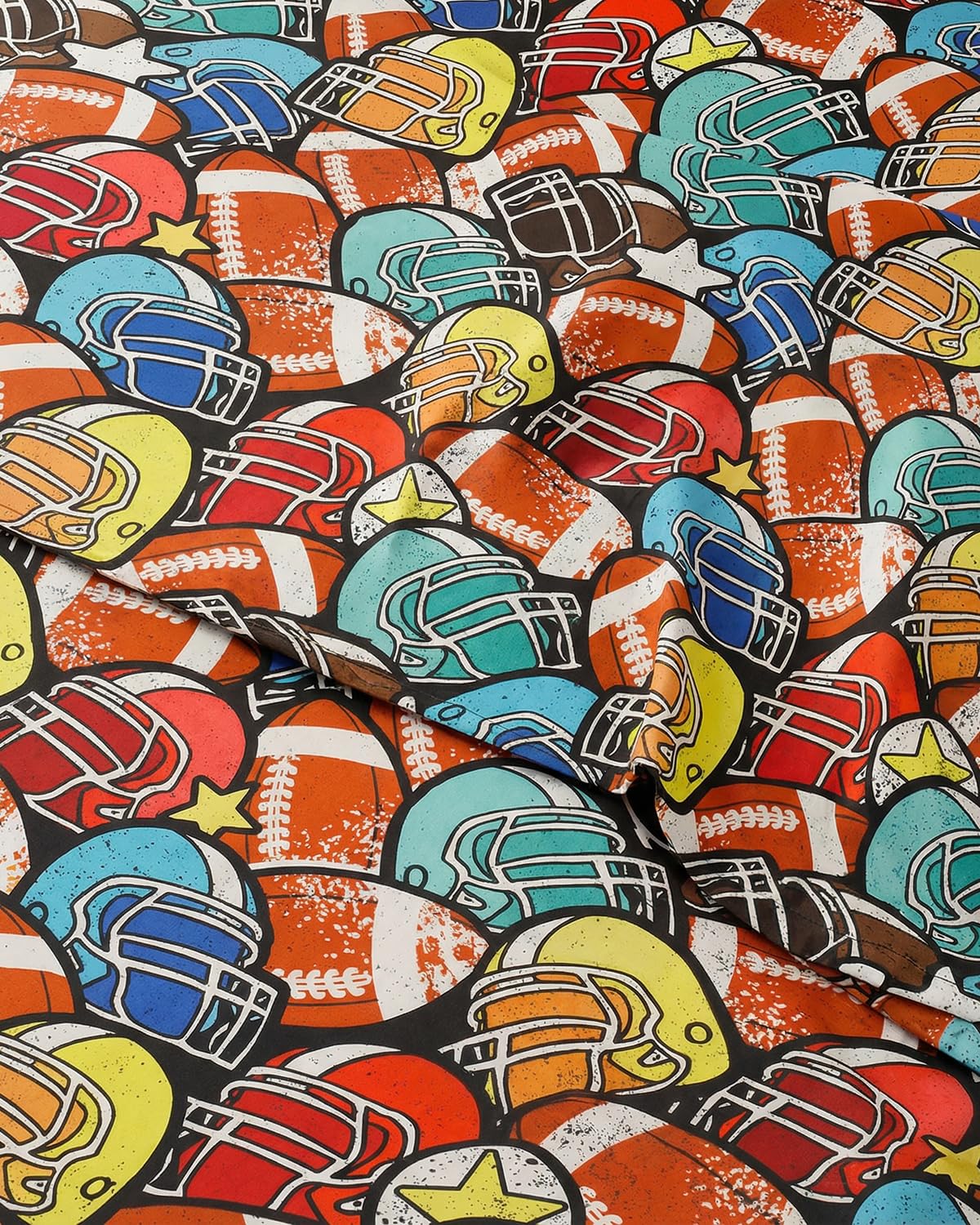 CGK Unlimited Kids All Star Helmets Full 4 Piece Sheet Set - Boys, Girls, Teens, Toddler - Easy Fit Deep Pockets - Soft, Cooling & Breathable Sheets - Cozy, Fade and Wrinkle Free - Machine Washable