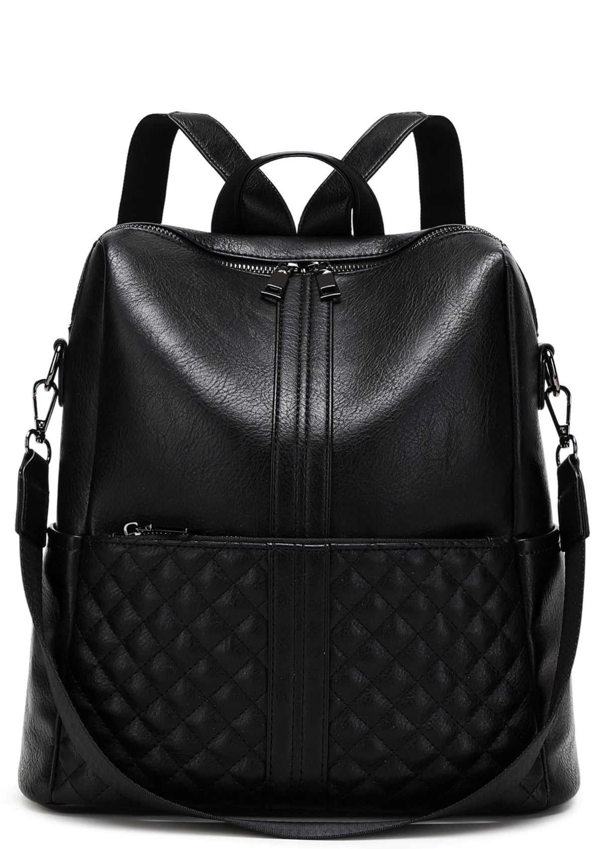 sqlp Daily Use Backpack Purse for Women Vegan Leather Travel Back Pack Fashion Multipurpose Design Shoulder Bags Handbag