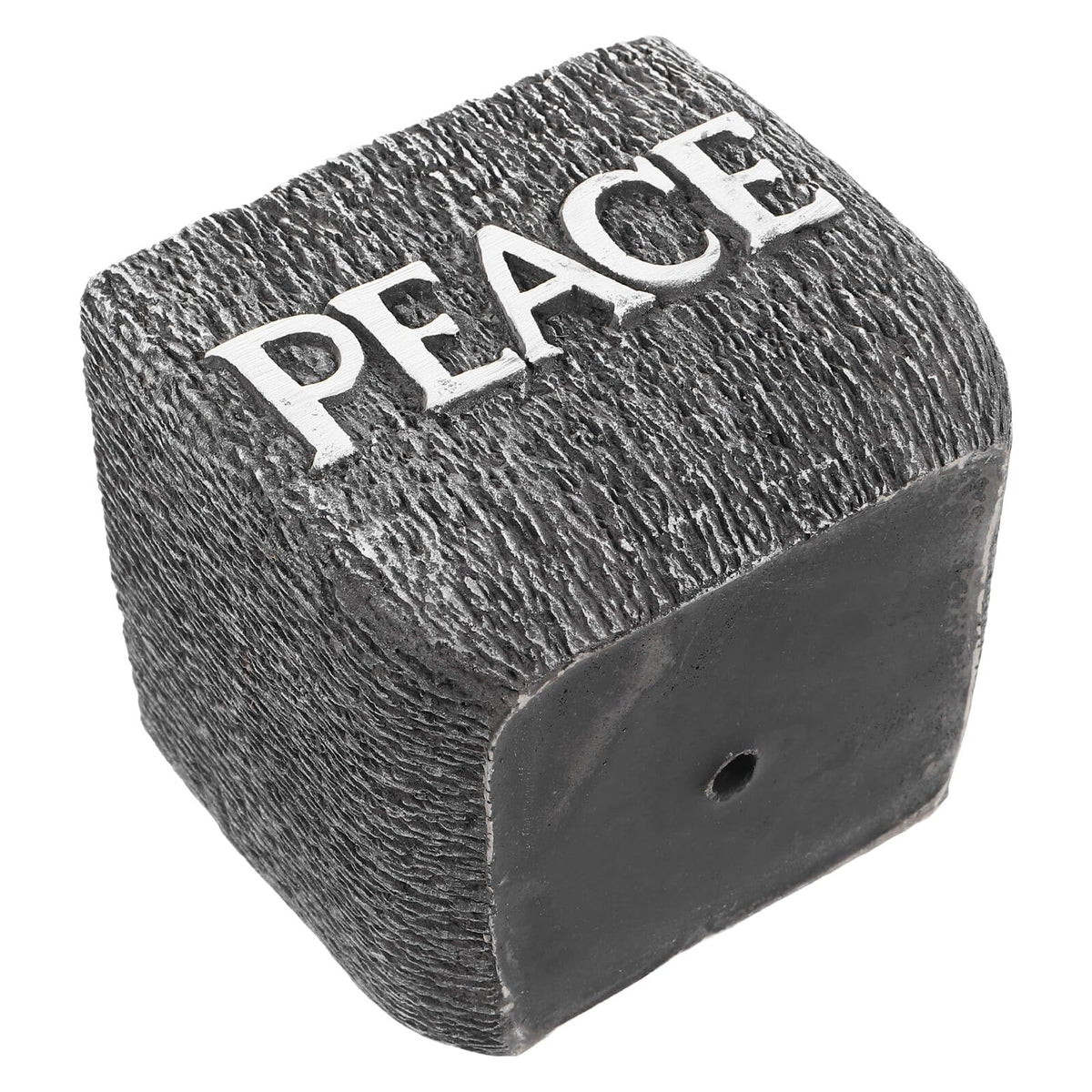 Kisangel Cement Succulent Planter Pot for Indoor Plants, Rustic Concrete Desktop Flower Pot with Dark Grey Finish, Decorative Garden Container Suitable for Office and Home Use