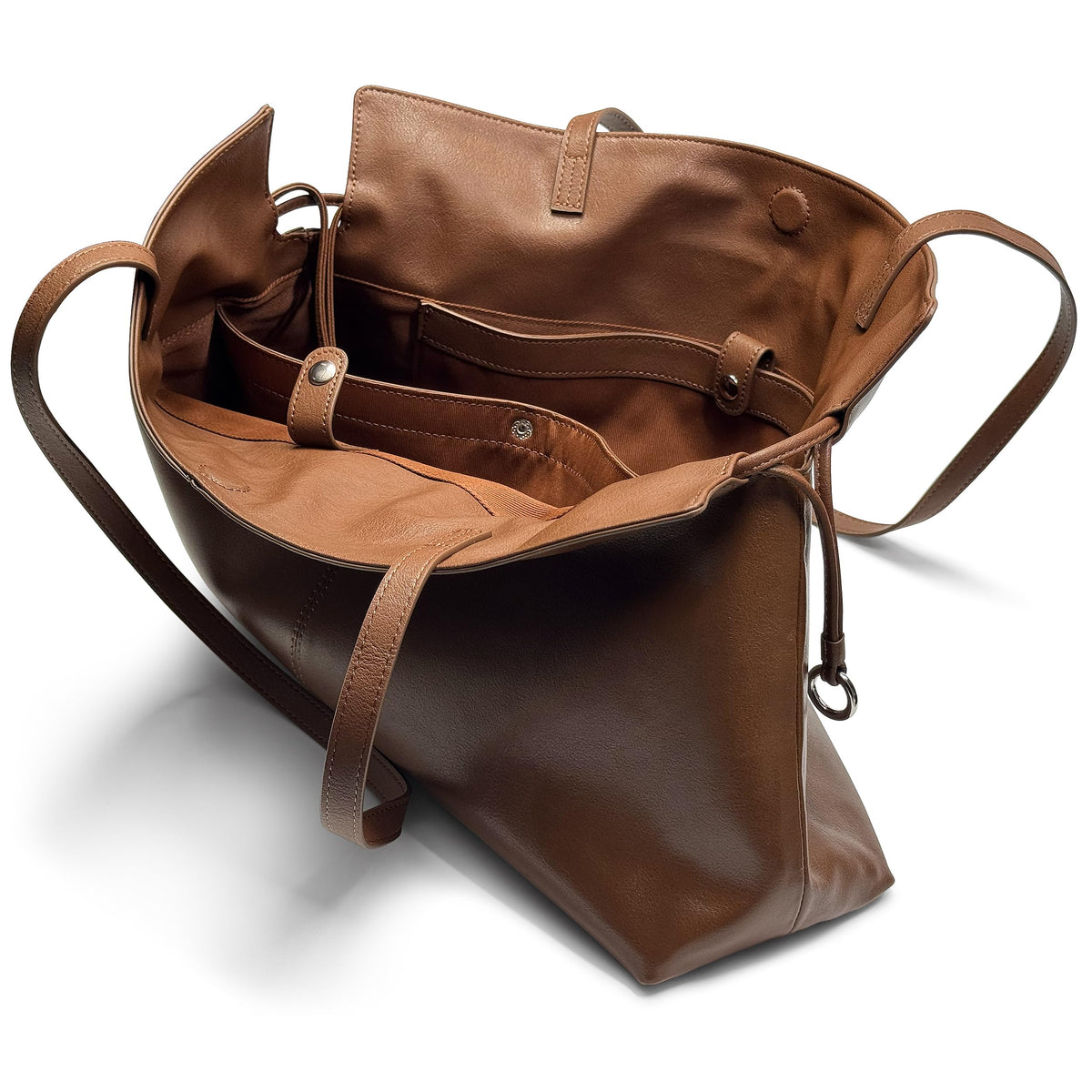 Women's Top Grain Leather Tote Bag Slouchy Hobo Work Purse Large Commuter Shoulder Bag Fits 14 Inch Laptop