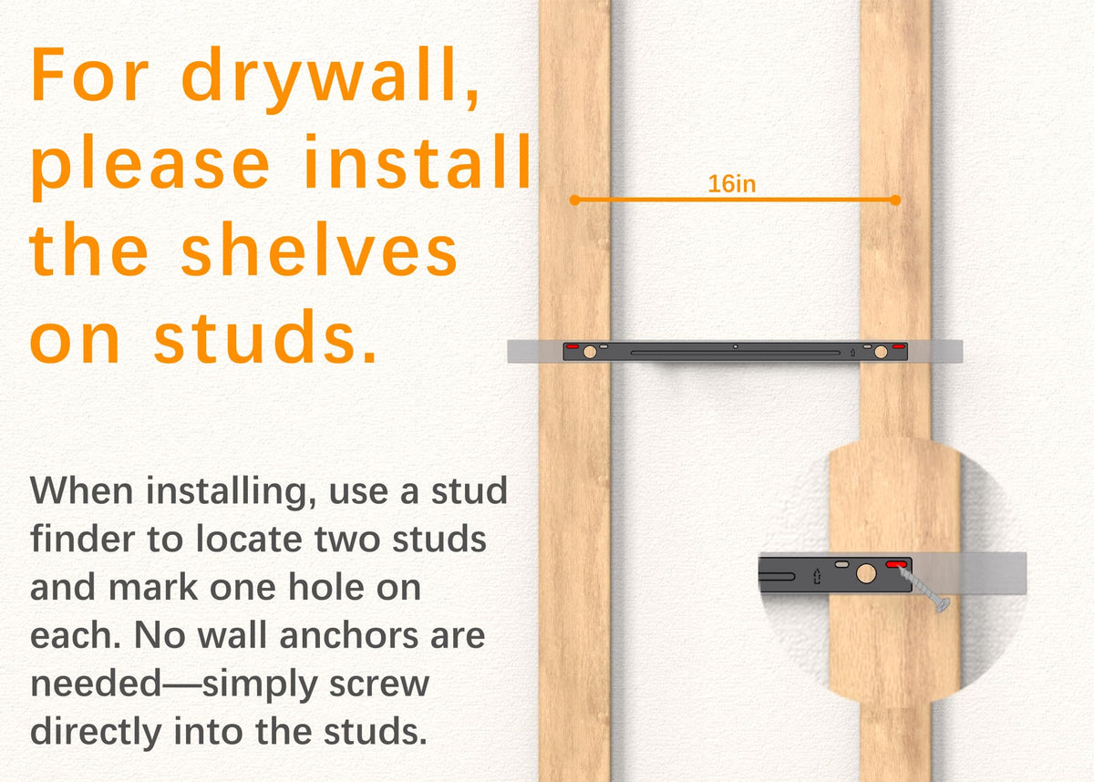 BAYKA Floating Shelves Set of 2, 22.5 inches Farmhouse Rustic Wood Wall Mounted Shelves for Bathroom, Bedroom, Living Room or Kitchen, Hanging Shelf Decor Book with 22lbs Capacity, Rustic Brown