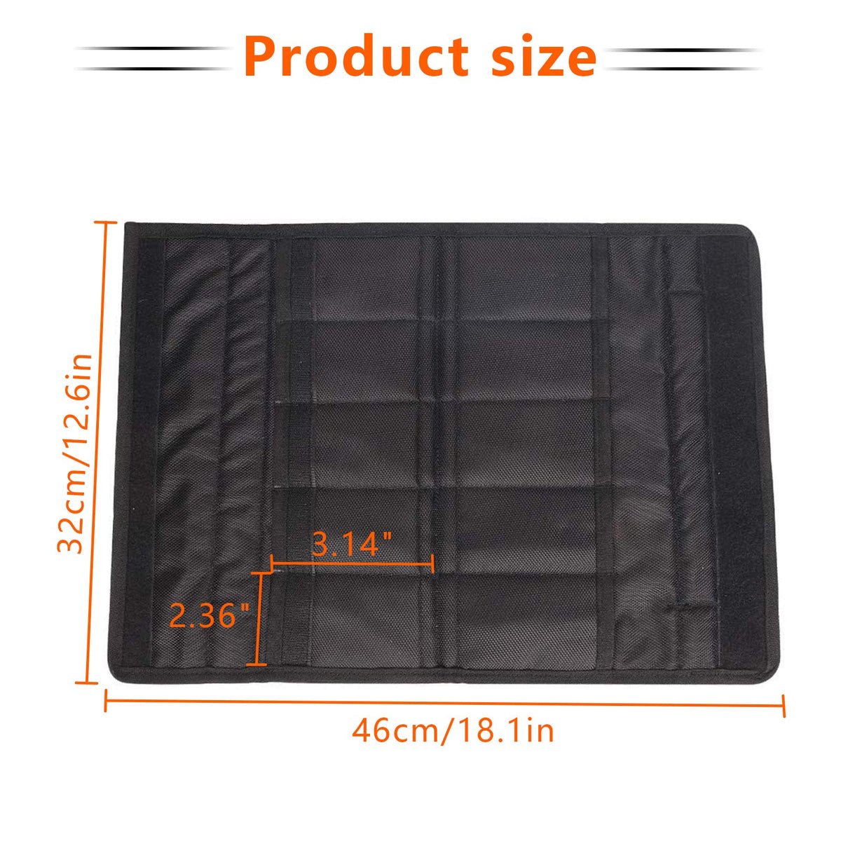 CHENGDE Knife Display Case for 10 Pocket Knives, Folding Knife Storage Organizer, Knives Collection Pouch for Survival, Outdoor