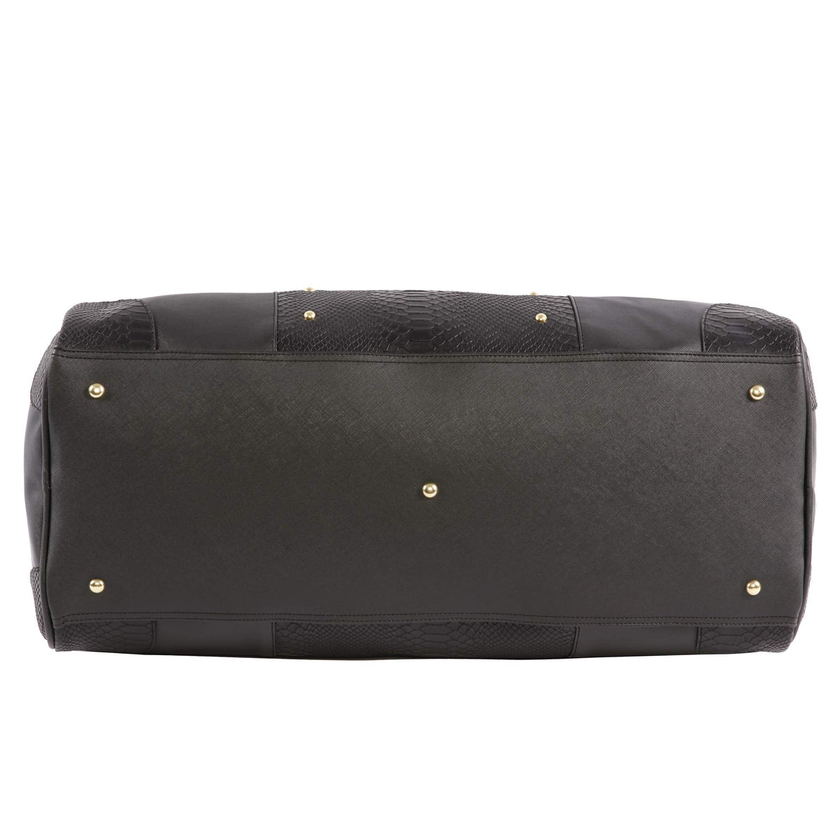 BEBE Ellisa Weekend Travel Bag For Women Weekender Bag, Black Croc