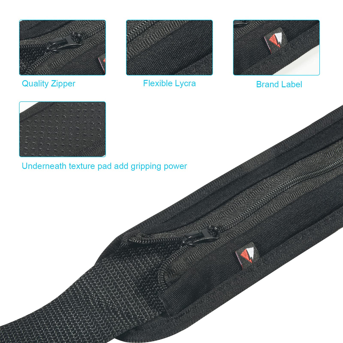TXEsign Replacement Shoulder Pad for Bags, Laptop Case with Zipper Closure Laptop Shoulder Bag Strap Pad -Large