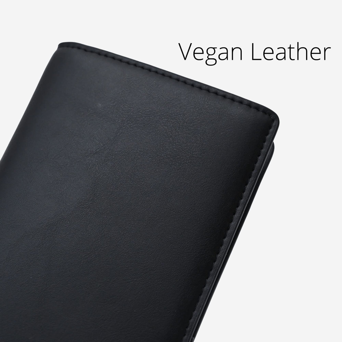 Alldaily Ultra Slim Thin Women Wallet RFID Blocking Credit Card Holder Bifold Long Ladies Billfold (Black)