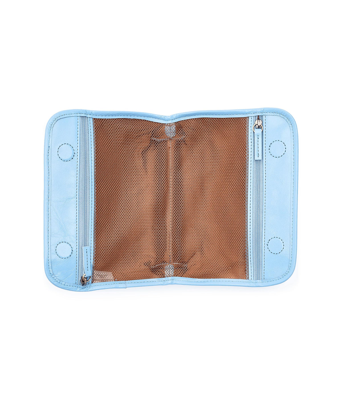 HOBO, Women's, Beauty Cosmetic Pouch, Faded Denim, One Size