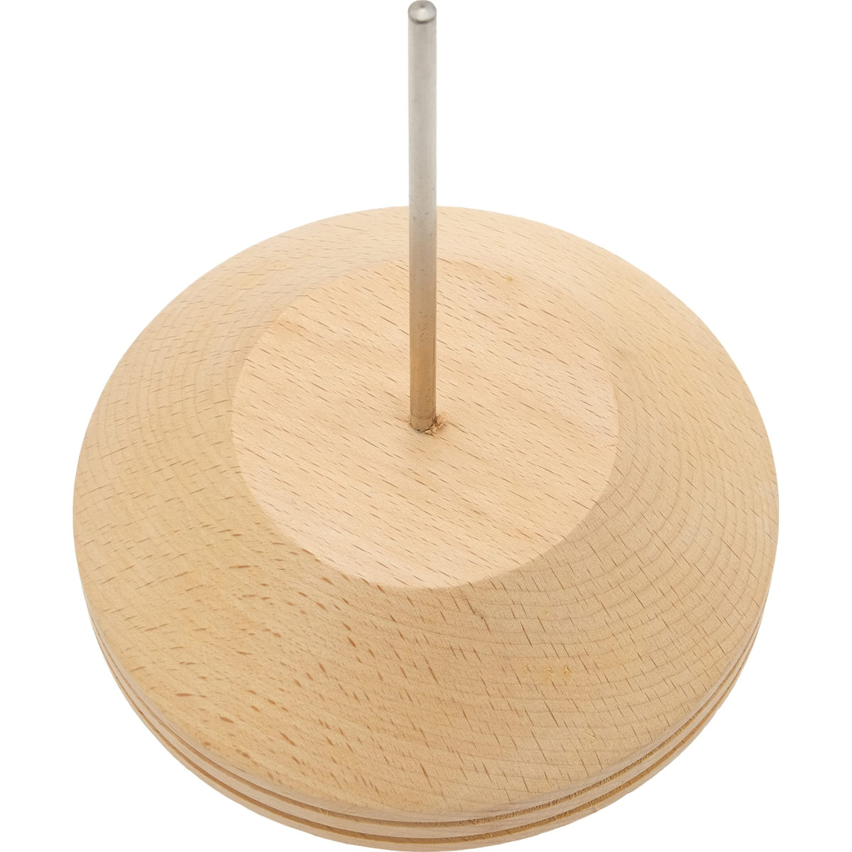 The Beadsmith Spin & String – Bead Stringing Wooden Spinning Wheel with 2 Needles, 4.4” High, 5.6” in Diameter, Quickly String Seed Beads for Jewelry