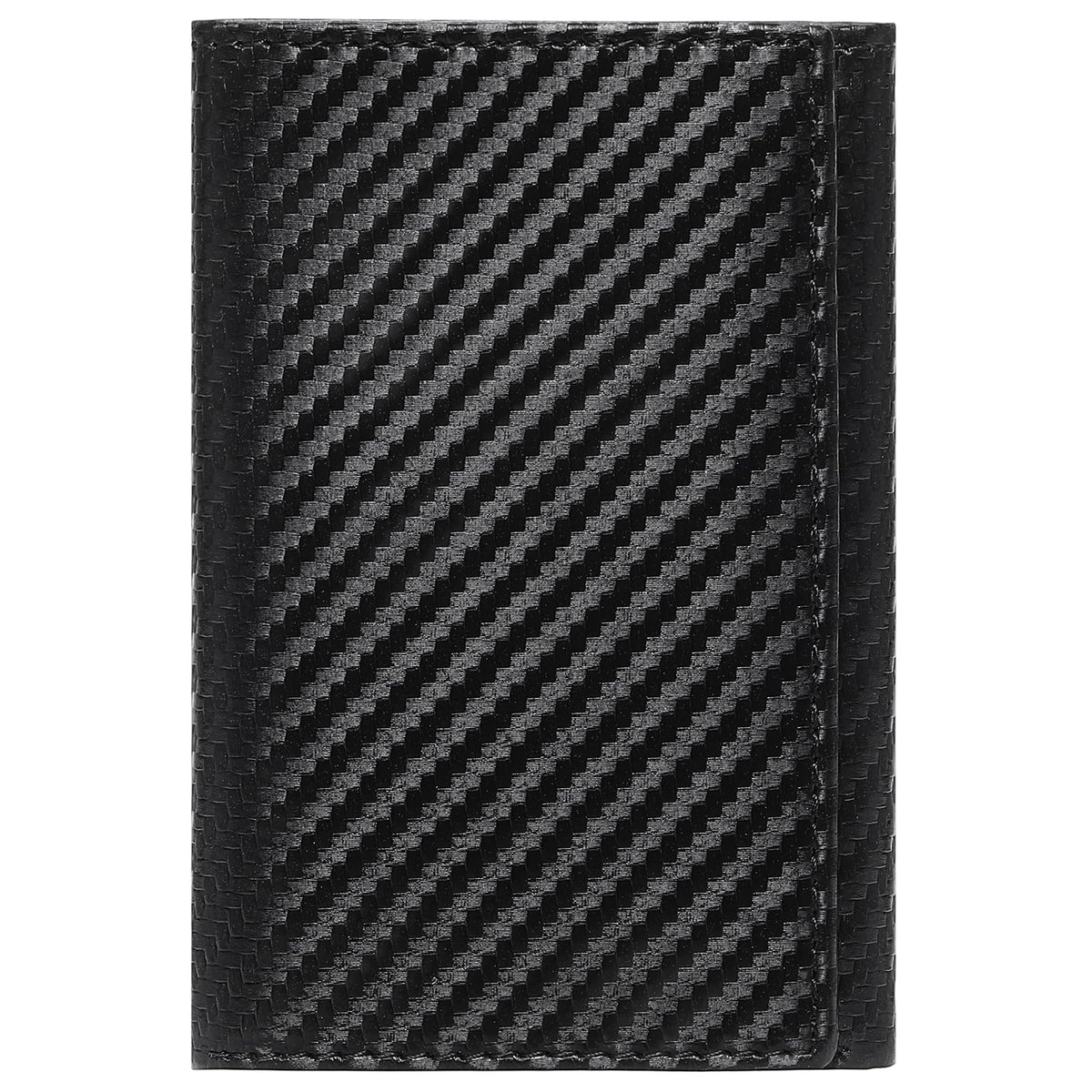 LOUEBICA Leather Trifold Wallet for Men RFID Blocking Minimalist Front Pocket Wallets with ID Window