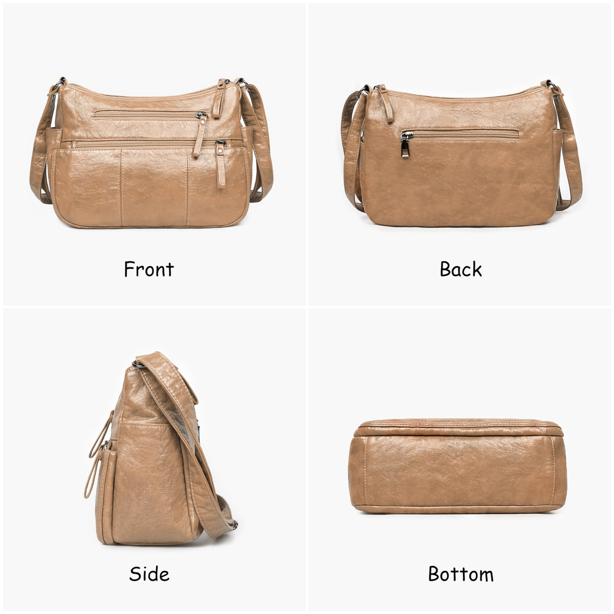 VOLGANIK ROCK Purses for Women Soft PU Leather Shoulder Bag Ladies Crossbody Purse and handbags Lightweight Pocketbook