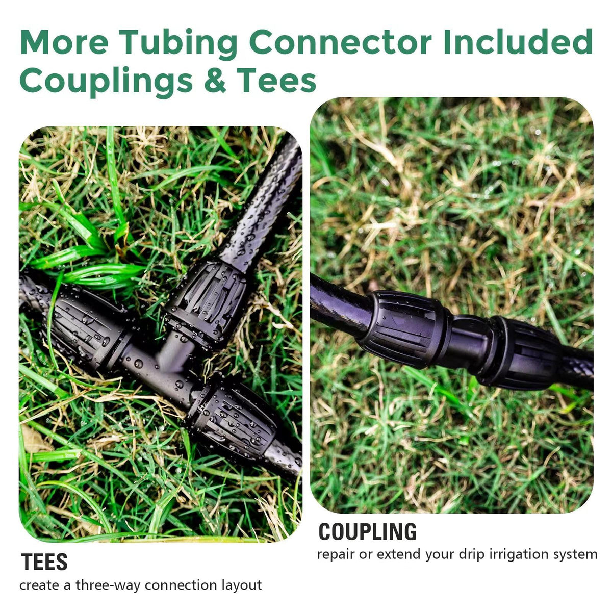 Maotong 20 FT 1/2 inch Drip Irrigation Tubing Main Line Hose for Garden Irrigation System