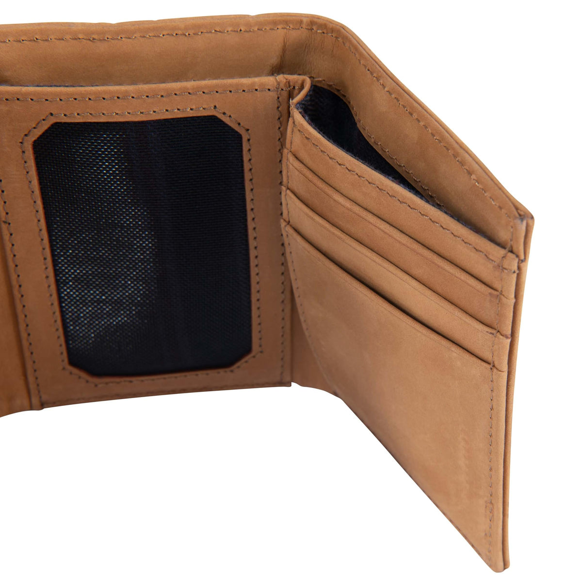 Carhartt Men’s Full Grain Saddle Leather Wallets, RFID Blocking Bifold, Trifold, and Front Pocket Options, Gifts for Men