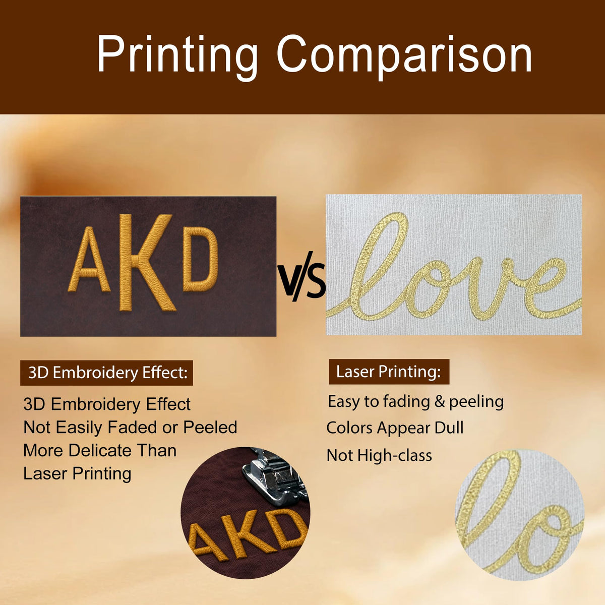 JAXVVIQEN Personalized Toiletry Bag for Papa, Custom Embroidery with Name Letter PU Leather Waterproof Toiletry Organizer Dopp Kit Travel Essential for Dad Grandpa Birthday Father's Day (Light Brown)