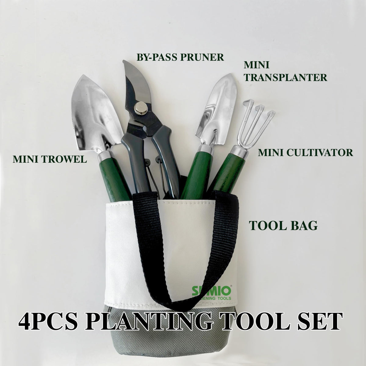 SUMIO Mini Garden Tool kit, Desk Indoor Plant Tool Set, Portable Garden Tool Set, Succulent Tools Kit, Office Planting