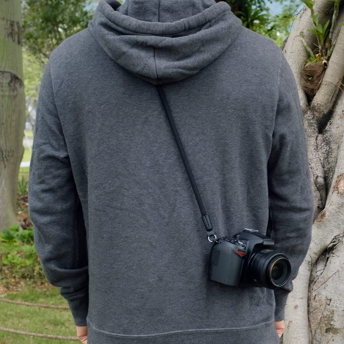 VKO Vintage Camera Neck Strap,Nylon Rope Camera Shoulder Straps for Photographers Film DSLR Black