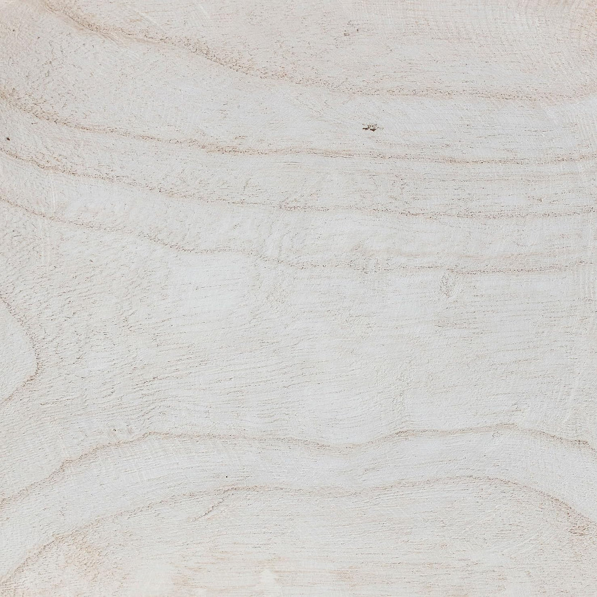 Bloomingville Hand-Carved Paulownia Wood Bowl with Whitewashed Finish