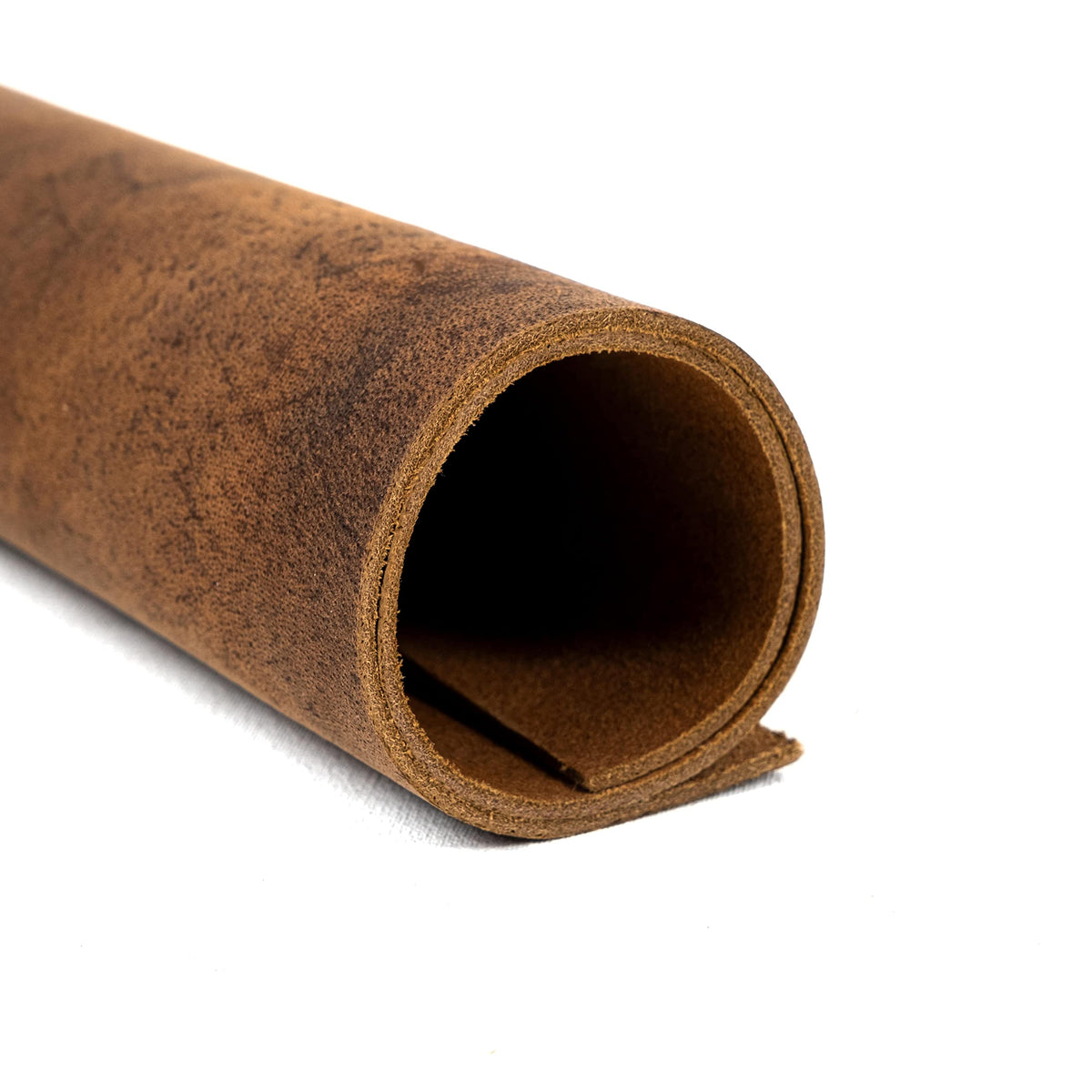 Genuine Leather Roll & Sheets Set of 4 | Soft Leather, Quality Raw, Sheet & Roll 12" x 12" + 36" Cord