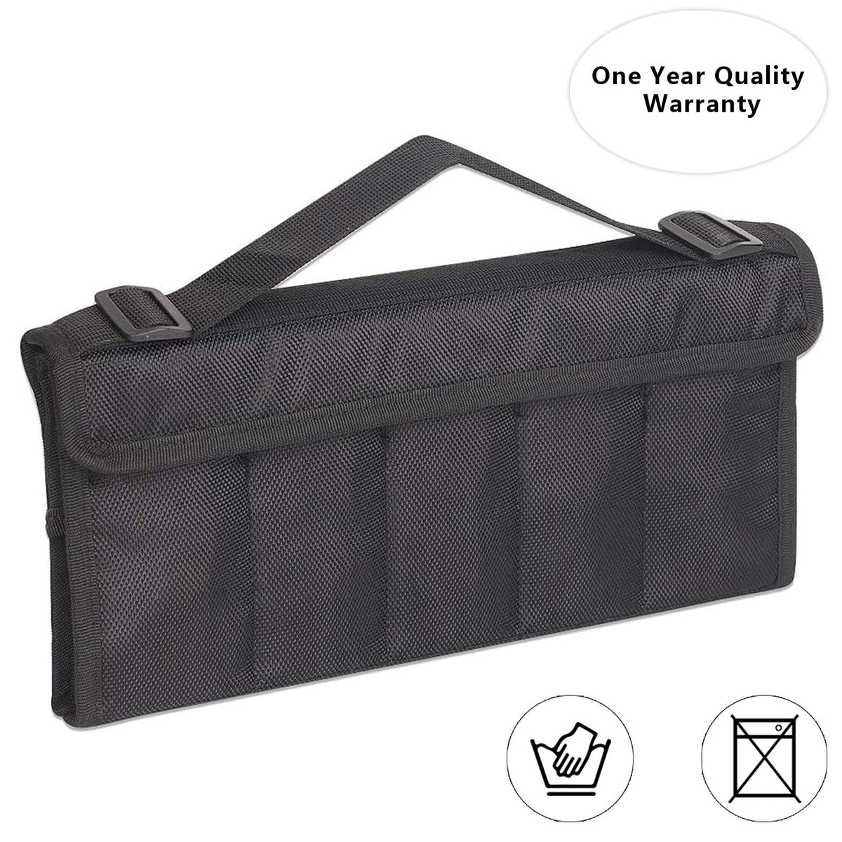 CHENGDE Knife Display Case for 10 Pocket Knives, Folding Knife Storage Organizer, Knives Collection Pouch for Survival, Outdoor