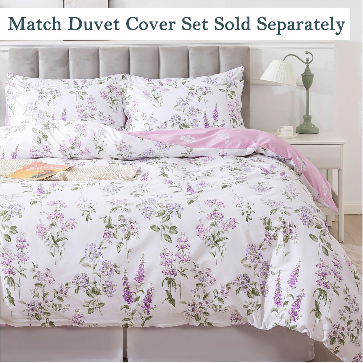 FADFAY Twin Sheet Set 100% Cotton Teal Green Leaf Pattern Printed Bed Sheets, Botanical Sheets Leaves Pattern Modern Minimalist Bedding, Soft Crisp & Breathable Luxury Deep Pocket Fitted Sheet, 4Pc