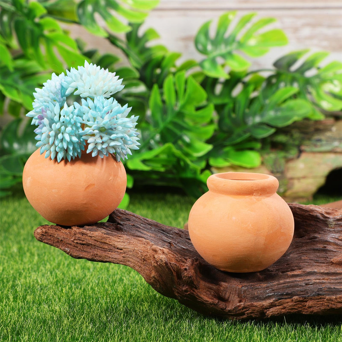 NIYANGLE 6pcs Miniature Clay Flower Pots Small Succulent Terracotta Planter Pots for Home Garden Decor DIY Crafts 1. 53x1. 53x1. 38in