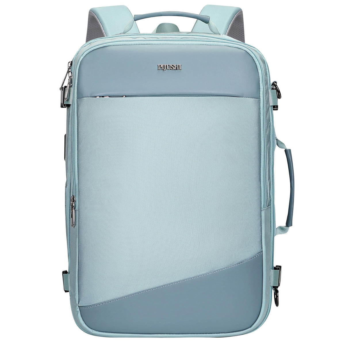 PIJUSHI Travel Backpack for Women Carry on Suitcase Backpack Flight Approved Personal Item Bag Fits 16 Inch Laptop(PE035 Blue)