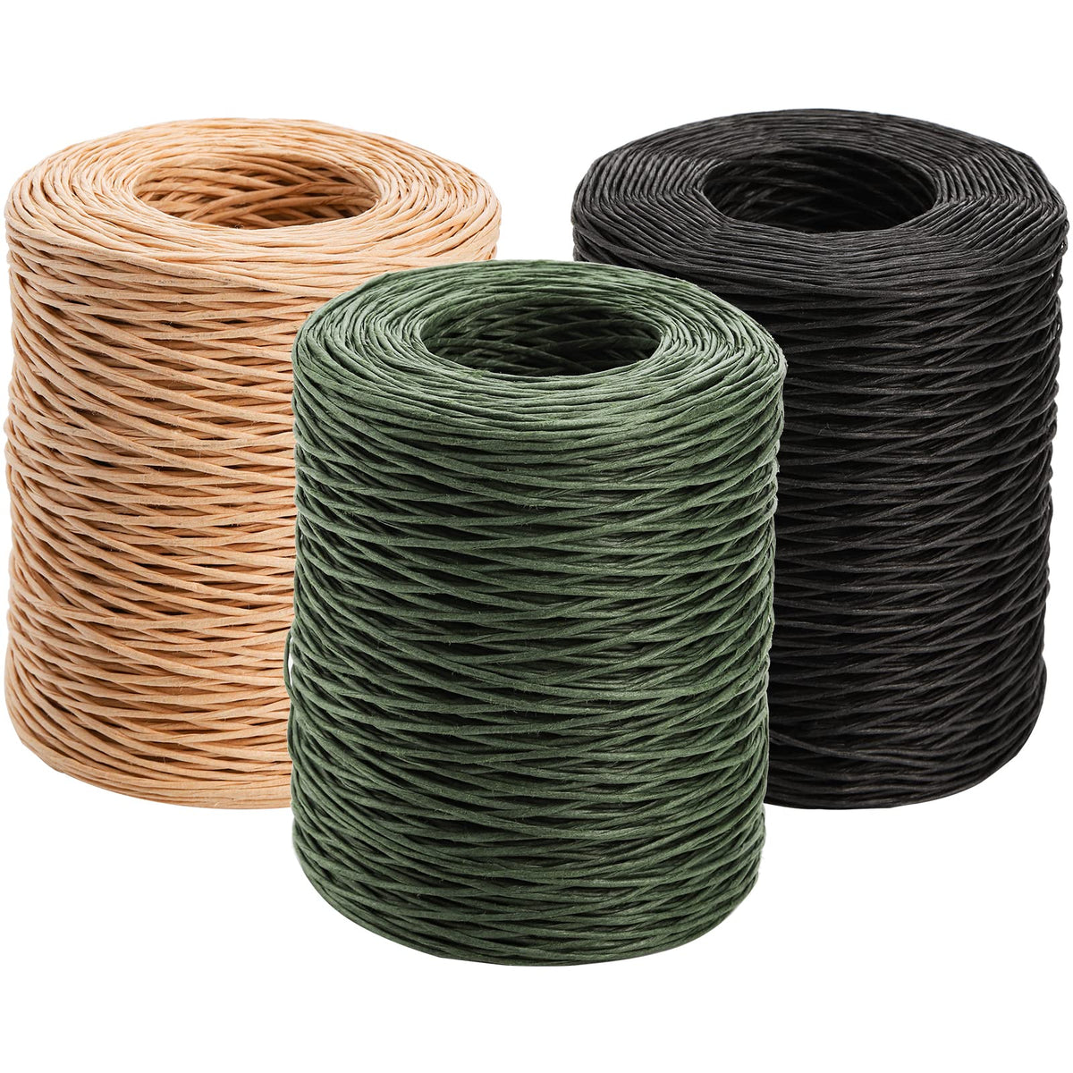 ZEAYEA 3 Rolls Floral Wire, 1968 Feet Bind Wire Twine, Florist Wires for Flower Bouquet, Craft Wires for Wreath Making Craft Floral Flower Arrangements Garland