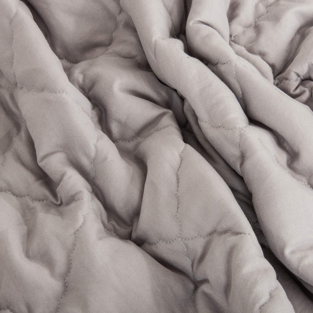 NTBAY Down Alternative Toddler Comforter, Lightweight and Warm Solid Color Baby Crib Quilted Blanket, 39x47 inches, Smoke Grey