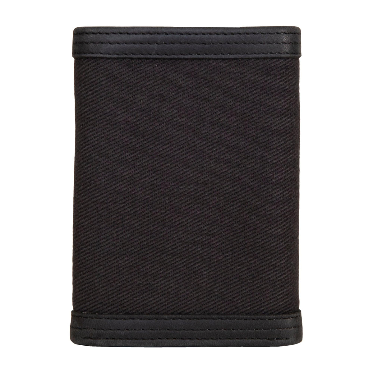 WOLVERINE Men's Trifold Wallet | RFID Blocking | Work, Canvas/Leather-Black/Grey, One Size